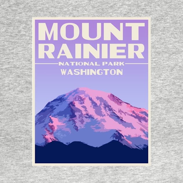 Mount Rainier by IDesignTShirtsBro